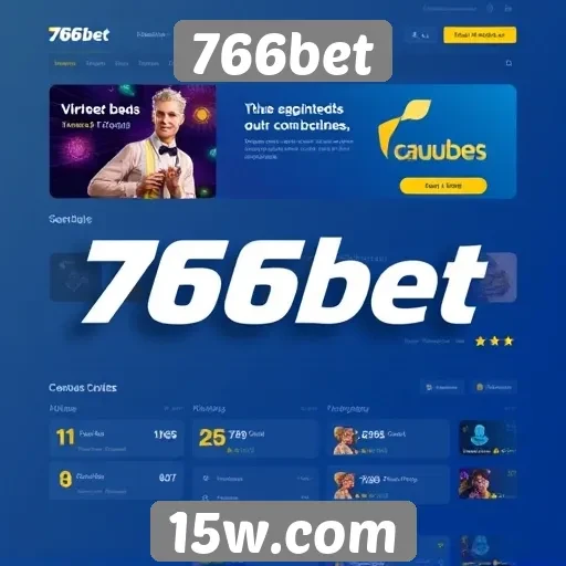 Interface e usabilidade do site 766bet