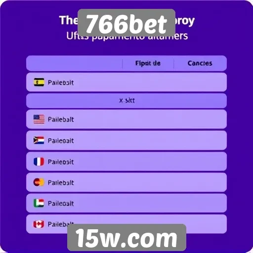 Métodos de pagamento aceitos no site 766bet